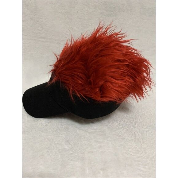 Nebraska Cornhuskers Cap Spiky Hair Adults One Size Orange Red Hat - Picture 5 of 8